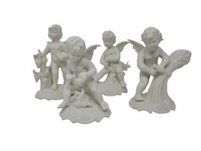 Set 4 M.B Dresden Porcelain