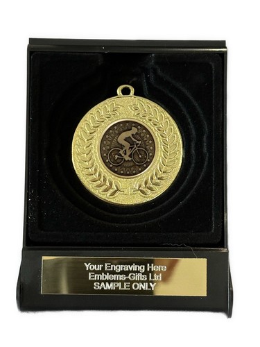 Cycling award 50mm gold - cycling,