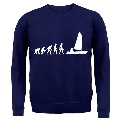 Evolution man sailing - of,