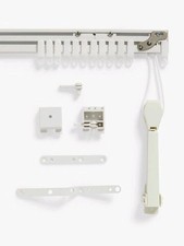 John Lewis 350cm White Aluminium Corded HeavyWeight Curtain Track. See Details
