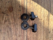 Bicycle Chain Tugs Tensioner Adjuster Pair Steel Road Bike Cycle BMX Fixie 14mm