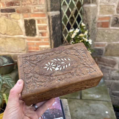 Vintage wooden storage - wooden, box