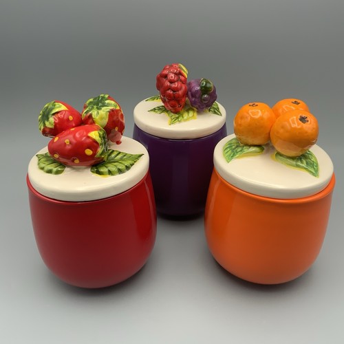 Vintage preserve pots - vintage, bold