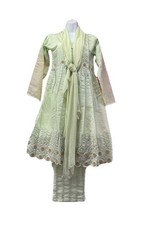 Light Green Anarkali gown suit