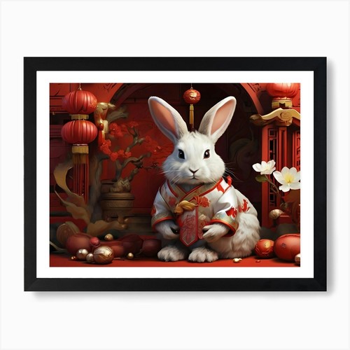 Chinese new year rabbit - new,