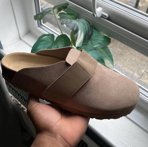 Birkenstock loma suede clog - loma,