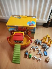 Playmobil 1.2.3 My Take Along Noah's Ark. Complete and boxed.