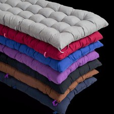 110-170cm Cotton Garden Sun Lounger Chair Recliner Bench Window Seat Cushion Pad