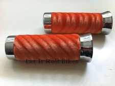 CUSTOM Bicycle Grips Orange