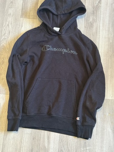 Champion men black pullover - black,