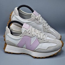 New Balance 327 Moonbeam Pink suede Trainers Womens Size UK 6