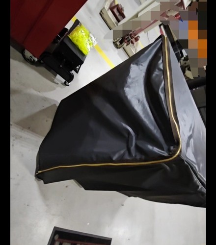 Toolbox cart cover snap - cover, on