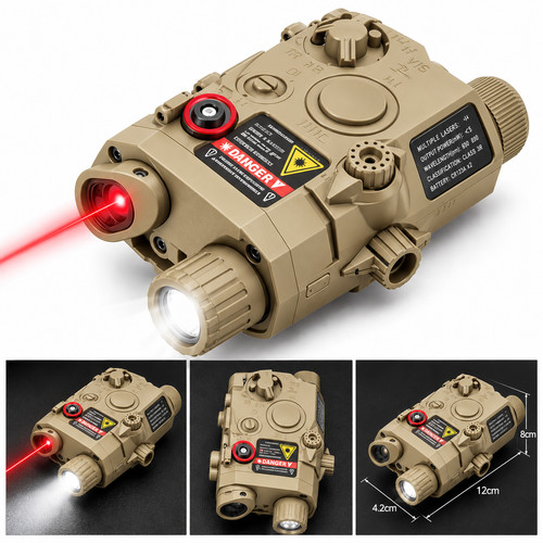 Tactical red dot laser box - red,