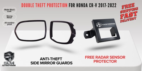 Anti theft side mirror guards