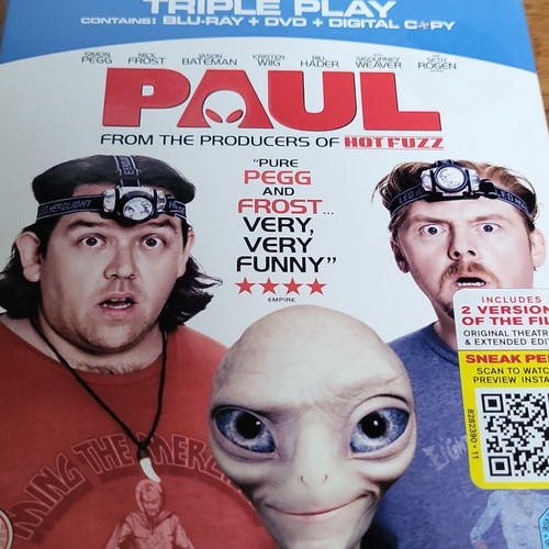 Universal paul blu ray dvd - paul, blu-ray