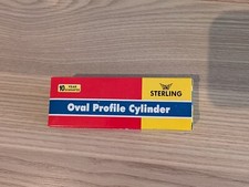 Sterling double Oval profile lock barrel 25/10/25 or 30/30 3 keys Nickel ODN71