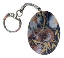 Harvest Mouse Keyring -