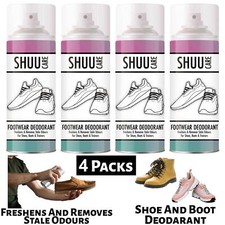4x Shuu & Boot Deodorant Spray