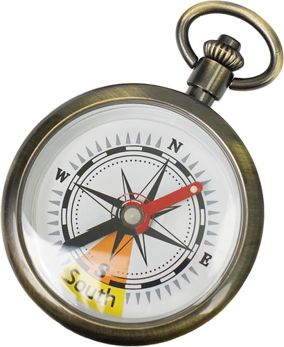 Retro nostalgic metal compass - nostalgic,
