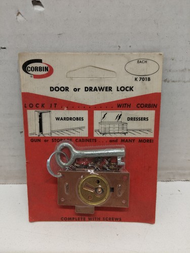 Corbin door drawer lock gun - drawer,