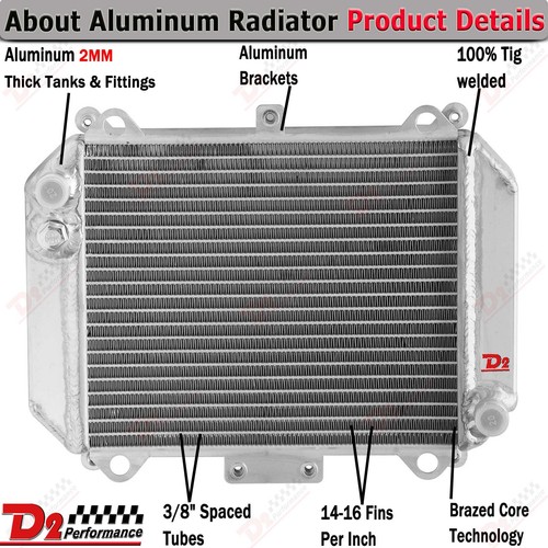 Aluminium radiator fit - aluminium,