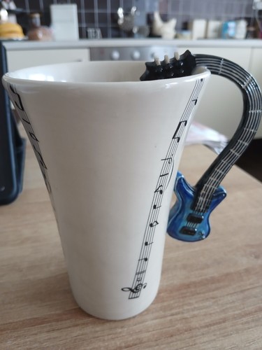 Ceramic coffee mug with - coffee,