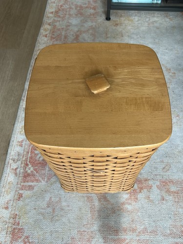 Longaberger wooden basket - wooden,