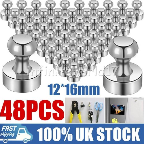 48pcs 16mm metal push - 48pcs, pin