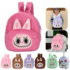 Girls Backpack The Monsters Plush Shoulder Schoolbag Cartoon Travel Bag Kids 