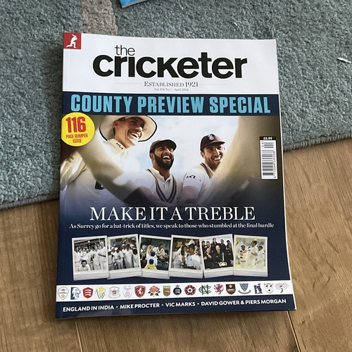 The cricketer magazine april - the,