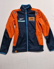 KTM Racing Team Jacket WP Motorex Alpinestars Pankl Orange Blue Mens small 
