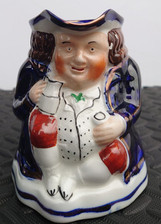 Late 19th Century Allertons Staffordshire Pottery Toby Jug - c.1890