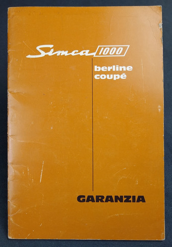 Simac 1000 sedan coupe - 1000,