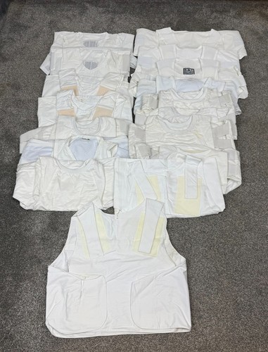 White covert body armour - white,