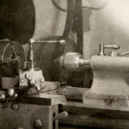 C1920s workshop metal - metal, lathe