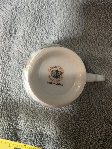 Vintage lefton china pink rose - china,