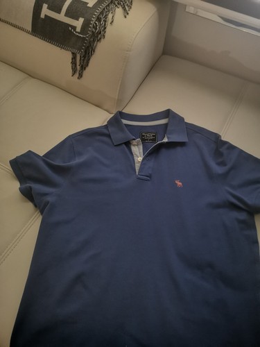 Abercrombie fitch blue polo - abercrombie, &