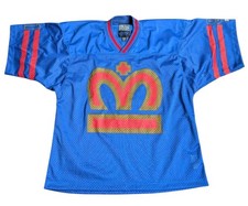 London Monarchs Team Campri World League Jersey #91 Blue XL Rare Free Post 