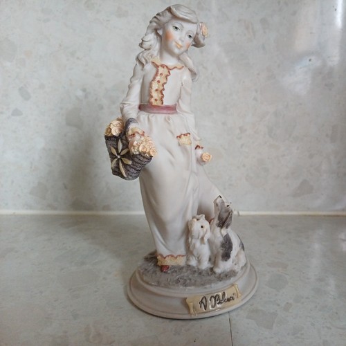 Vintage belcari girl with - a,