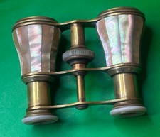 Antique Opera Glasses Brass &