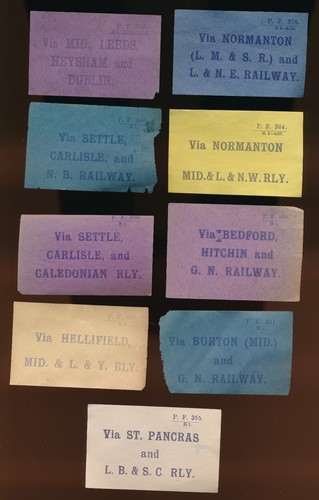 Midland railway luggage - railway,