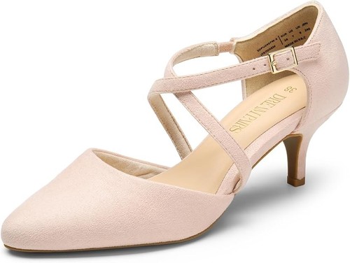 Pointed toe mid heel court - toe,