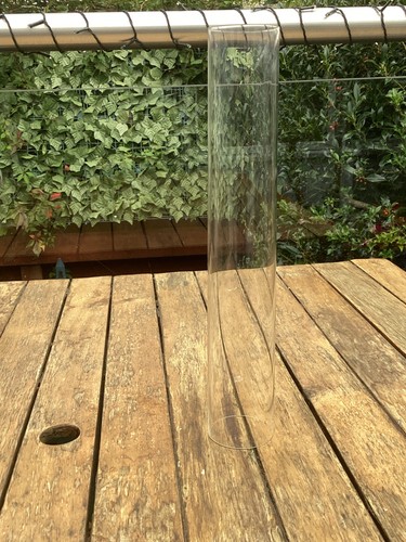 Glass oil lamp chimney - glass,