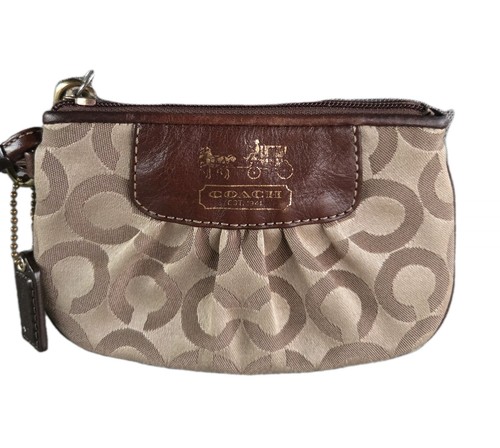 Coach brown and tan signature - brown,