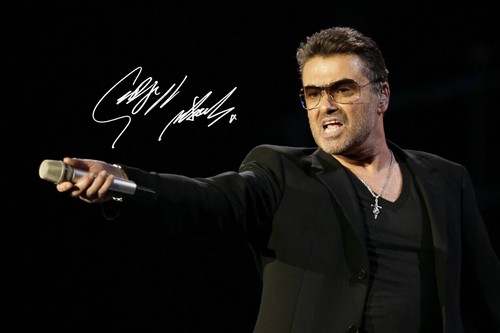 George michael signed - george,