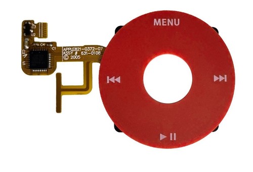 Red click wheel flex for - wheel, ipod