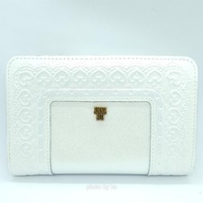 Anna Sui White Folding Wallet