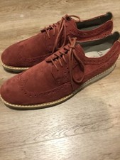 Clarks EXTRA-LIGHT Gambeson Dress mens Cushion-Plus RUST SUEDE shoes  UK 8.5 G