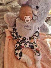 Cody 22" Reborn 0-3month Clothing Magnet Dummy 3/4 Limbs Soft Cloth Painted Hair