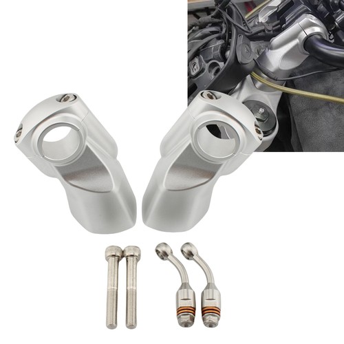 Silver handlebar adapter - handlebar,
